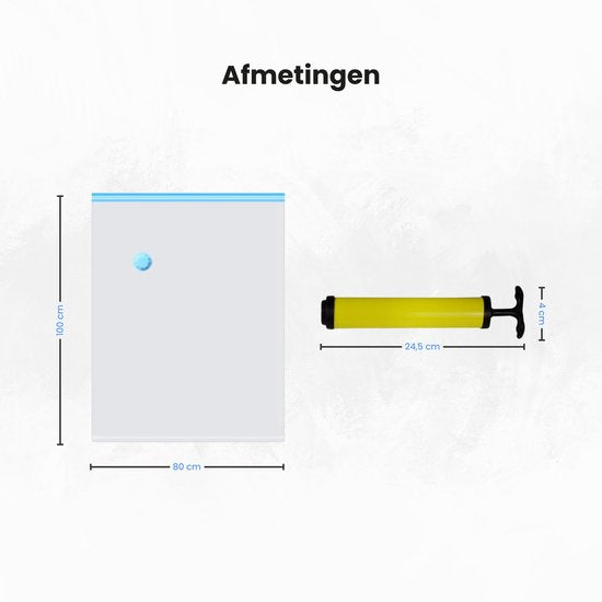 Opbergzakken 6 stuks - XL - Opbergzakken - XL - 6 - Inclusief