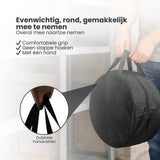 EV Kabel Tas – Opbergtas voor Laadkabel Auto – Waterdichte Kabel Organizer Auto Kofferbak – Geschikt voor EV, Startkabels & Verlengkabels tot 26 Meter – 40 cm Rond Formaat