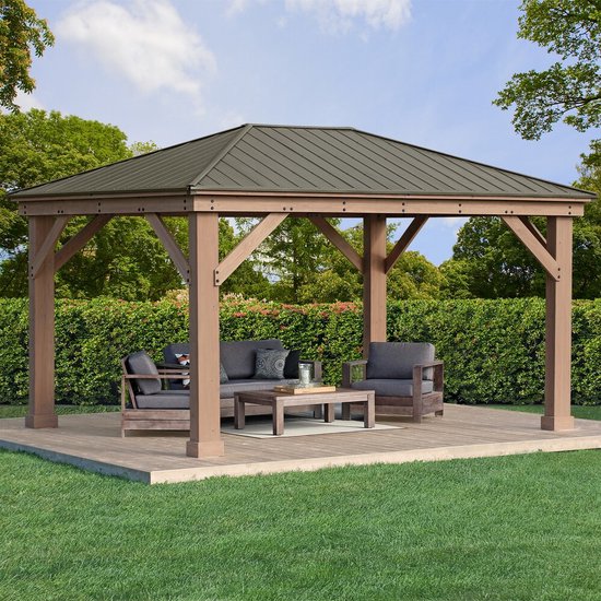 Westmann - YD12944 - Paviljoen - Pergola - Partytent - 315 x 371 x 490 cm