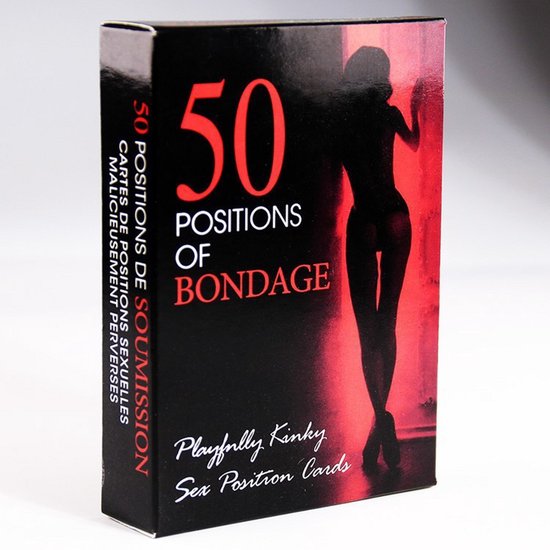 50 Positions of Bondage – Erotisch Kaartspel voor Koppels – Positiekaarten voor Intimiteit & Variatie – Volwassenen Spel