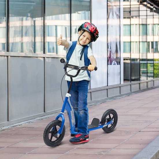 Scooter Step hoogteverstelbaar 12 inch - Blauw