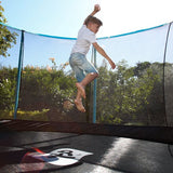 TP Toys Trampoline 365 cm Genius 12 - met veiligheidsnet - Zwart-blauw