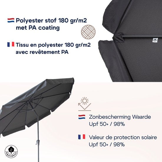 4gardenz® Parasol Kantelbaar