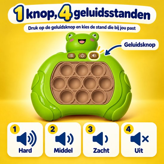 DMG Supply Pop It Game - Pop It - Pop Or Flop - Fidget Toy - Educatief Speelgoed
