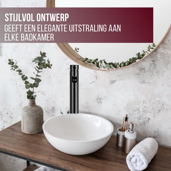Luzzo® Como - RVS Wastafelkraan Hoog