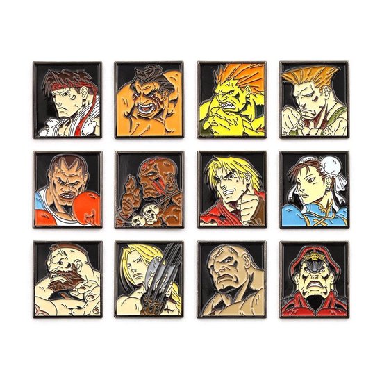 Street Fighter: Character Pin Collector Set