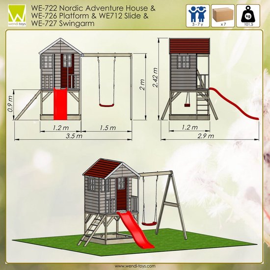 Wendi Toys - Speeltoren - WTM10