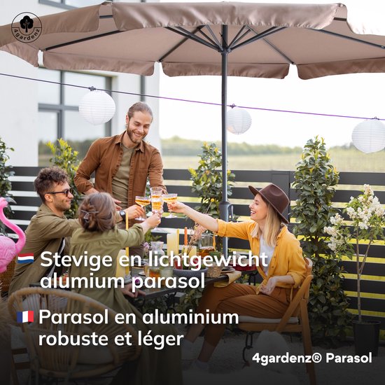 4gardenz® Parasol Kantelbaar