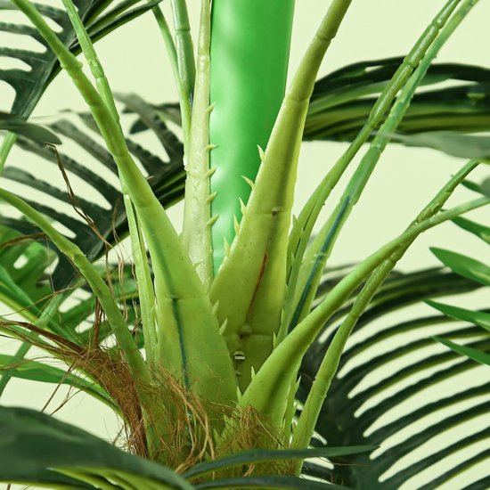 Kunstplant Kunstpalm 160 cm met 36 Takken - nepplant
