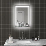4goodz Badkamerspiegel 50x70 cm met Touch Verlichting en Planchet