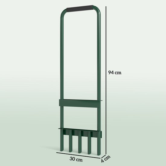 Handmatige Gazonbeluchter Verticuteerder 30 cm - Groen