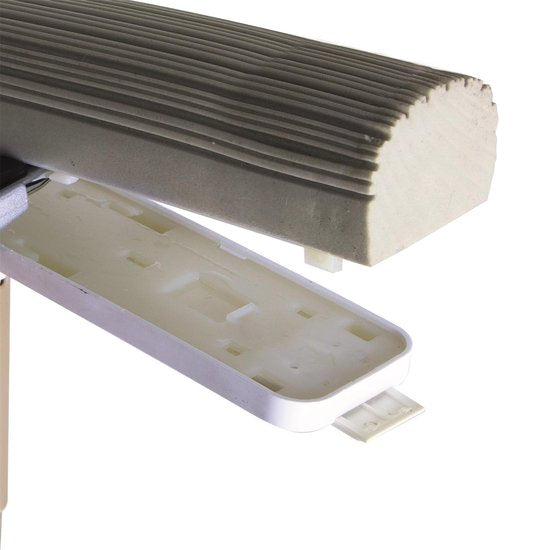 Dweilsysteem met 151 cm lange steel met 2 reservoirs - Grijs