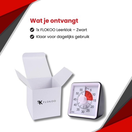 Leerklok voor Kinderen - Timer voor Kinderen - Timer Klok - Klok - Klok