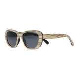 5one® Siena - houten dames zonnebril met grijze lens