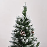 Kunstkerstboom met dennenappels en sneeuw 180 cm - Ø75 cm