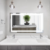 4goodz Badkamerspiegel met LED Verlichting 100x60 cm - 834-389V90