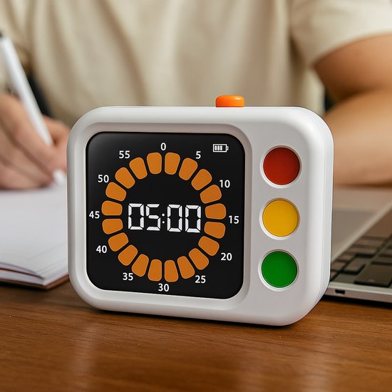 Leerklok voor Kinderen - Timer voor Kinderen - Timer Klok - Klok - Klok