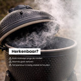BBQ Vervangingsvilt - Zelfklevend - 450cm x 2cm x 3mm - BBQ Vilt - Geschikt voor o.a. Green Egg, Kamado, Black Bastard