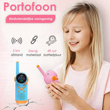 Vesfy Pro Walkie Talkie voor Kinderen - Set van 2 - USB Oplaadbaar - 3 km Bereik - Speelgoed - Portofoon
