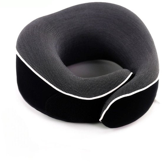 Reis Nekkussen Memory Foam – Ergonomisch Reiskussen voor Vliegtuig, Auto & Trein – Neksteun Reizen – Comfortabel Slaapkussen – Inclusief Oordoppen – Lichtgewicht & Compact