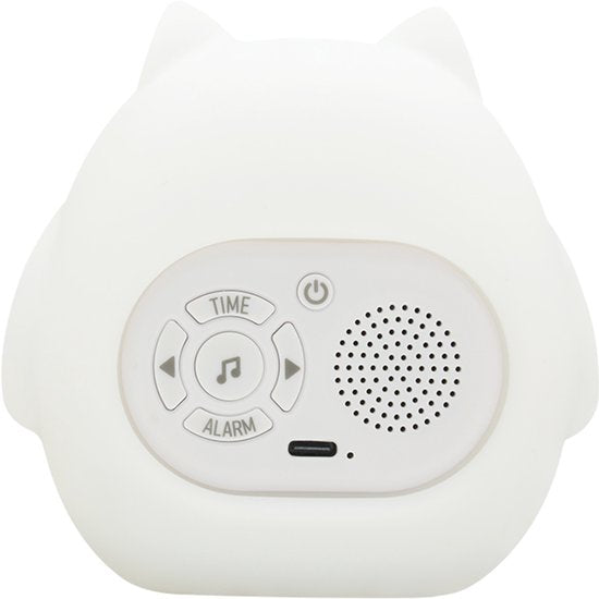 Kinderwekker Uil met Nachtlampje – Digitale Wekker Kind – Slaaptrainer Kinderwekker – LED Klok met Kleurenlicht – Oplaadbare Wekker Kinderkamer – Alarmklok voor Peuter en Kind