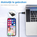 USB-C naar USB-A Adapter 2 stuks – Universele USB C naar USB A converter - Compatibel met alle USB Type C Apparaten