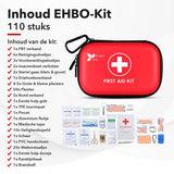 104-Delige EHBO Kit - Noodpakket - EHBO voor Auto, Thuis, en - Kit met en - en