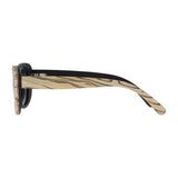 5one® Siena - houten dames zonnebril met grijze lens