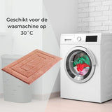 AKSA Home® Badmat 50x80 cm - Douchemat antislip - Badmat antislip - Badkamermat - Vloerkleed - Roze