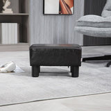 4goodz Hocker met Kunstleer Design - Koffie - 833-666V71