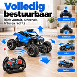 DMG Supply RC Auto - Bestuurbare Auto - Raceauto - Blauw - Binnen en Buiten - 15 km-u - Vanaf 7 Jaar