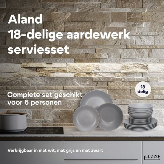 Serviesset 6 persoons Luzzo® 18