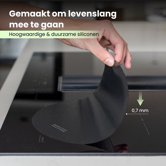 MoreCore Inductie Beschermer - Inductie Mat - Inductie Afdekplaat - Onderzetters Pannen - stuks