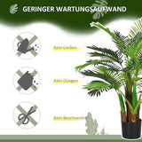 4goodz Kunstplant Plant Kunstpalm, 100 cm met 27 Takken