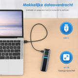 Vesfy Afluisterapparatuur met MP3 Speler - USB Oplaadbaar - 64GB - Incl. Oordopjes - Dictafoon - Voice Recorder - Spy