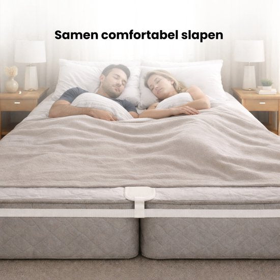 Matraswig met band - Liefdesbrug - Beddenverbinder - Tussenstuk Matras