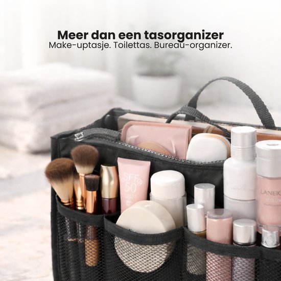 Handtas organizer - Bag in Bag - 11 ruime vakken - 17 9 Tasorganizer