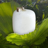 Sasemy - Edelsteen -Melk Kwarts - Edelstenen - Edelsteen Hanger - Edelsteen Ketting - Verjaardag - Cadeau - Moederdag - Sinterklaas cadeau - Kerst cadeau