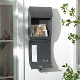 4goodz Wandbrievenbus met Slot - Antraciet