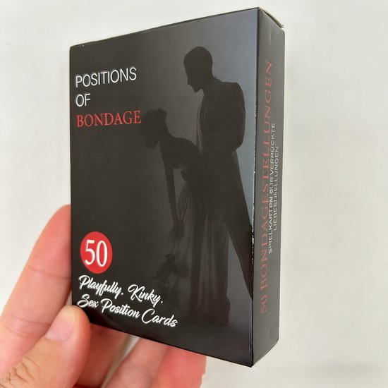 Positions of Bondage – 50 Erotische Positiekaarten – Spannend Kaartspel voor Koppels – Intimiteit & Variatie – Volwassenen Spel