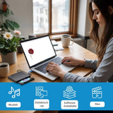 Vesfy Externe DVD-CD Speler en Brander - Compatibel met Windows, Mac en Linux - USB 3.0 Hoge Snelheid