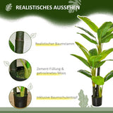 4goodz Decoratieve Kunstplant Bananenboom 150 cm