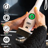 Lodgy® Elektrische Schoonmaakborstel - Schoonmaakborstel - Schrobber met Steel - Schrobmachine - Schrobborstel - Wasborstel met Telescopische Steel - 7 Opzetstukken