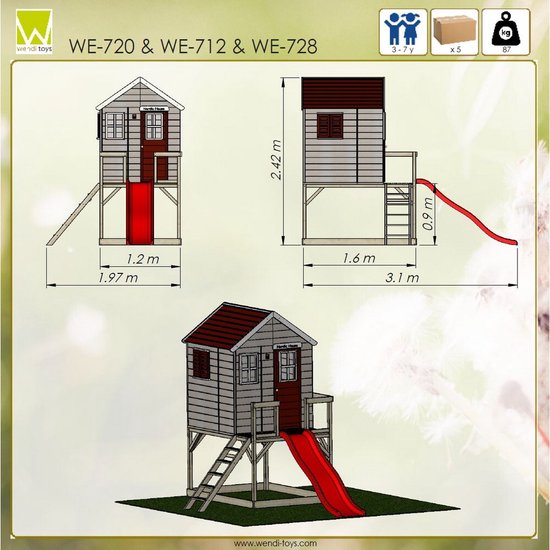Wendi Toys - Speelhuis - WTM22