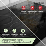 MoreCore Inductie Beschermer - Inductie Mat - Inductie Afdekplaat - Onderzetters Pannen - stuks