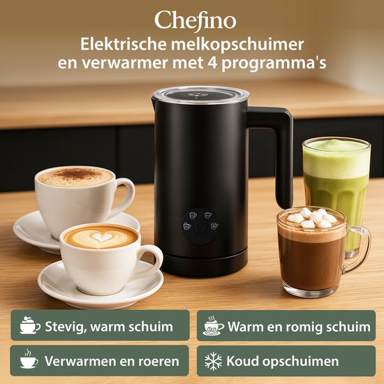 Melkopschuimer - & - 4 Programma’s - &