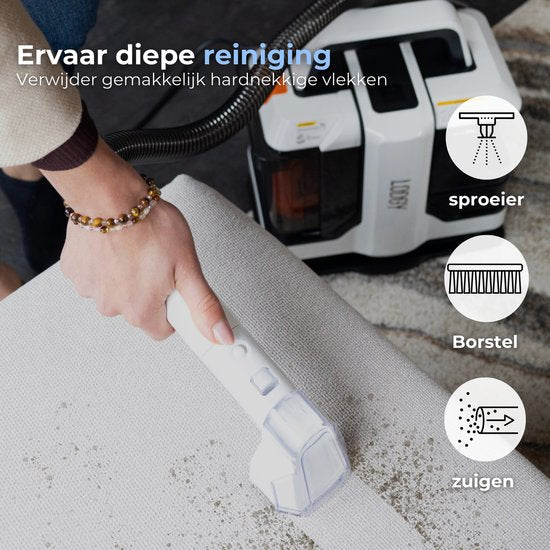 Lodgy® Vlekkenreiniger 2.0 - Tapijtreiniger - Bank Reiniger - Tapijtreiniger Apparaat - Zetelreiniger