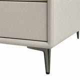 Modern Nachtkastje met 2 Lades – Stijlvol Design Nachtkastje voor Slaapkamer – Houten Lades – Stevige Poten – Tijdloos & Praktisch