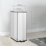 Pedaalemmer Prullenbak 20 Liter met Soft-Close Deksel - Geurfilter - Vingerafdruk-bestendig - RVS