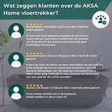 AKSA Home® Vloertrekker - Douchewisser - Trekker Douche - RVS Vloerwisser - met Steel - Zwart